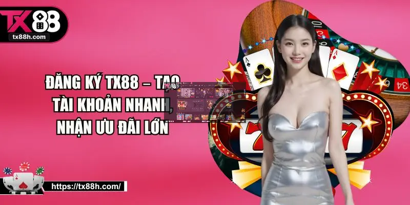 Đăng Ký TX88 – Tạo Tài Khoản Nhanh, Nhận Ưu Đãi Lớn