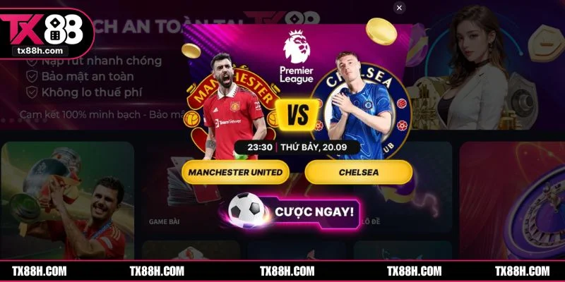 Kèo cá cược trực tuyến TX88 minh bạch, cập nhật nhanh, tỷ lệ hiển thị rõ ràng