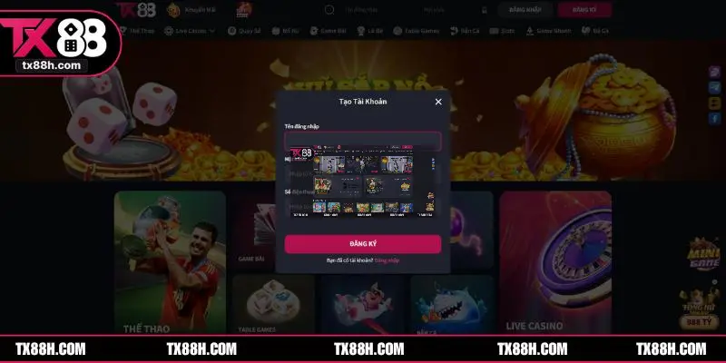 Quy trình đăng ký TX88 đầy đủ cho thành viên mới 2025
