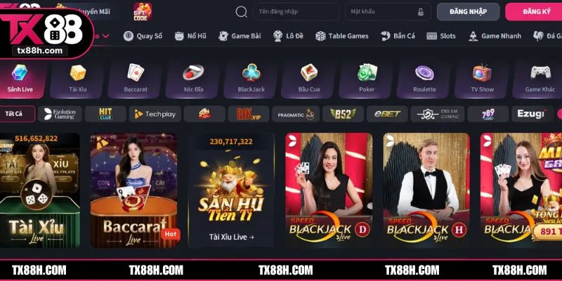 Sảnh sở hữu nhiều điểm thú vị, được bet thủ đánh giá cao 