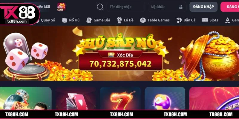 Tổng quan về trò chơi nổ hũ đổi thưởng tại TX88