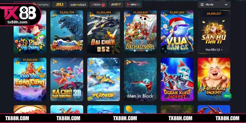 Trò chơi giải trí hấp dẫn bắn cá đổi thưởng